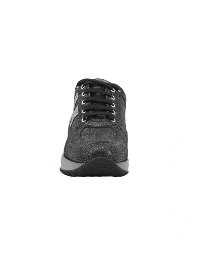 Shop Hogan Interactive Sneaker In Black