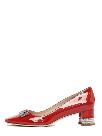 Shop Miu Miu Shoes In Red