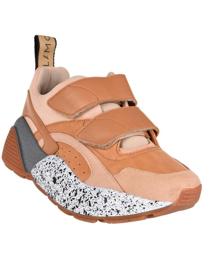 Stella Mccartney Eclypse Hook-and-loop Sneaker In Nut-pas-gr-rus-p G-b