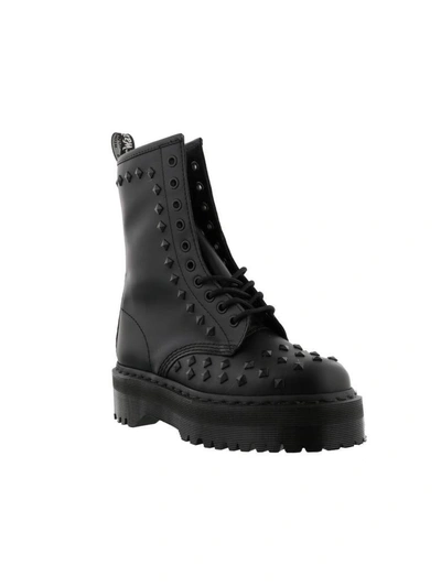 Shop Dr. Martens' Studs Boots In Black