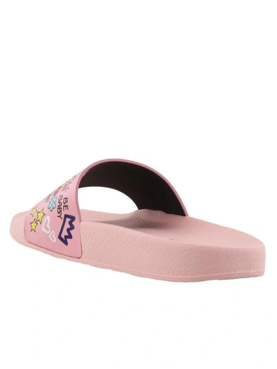 Shop Dolce & Gabbana Slide Sandals In Pink- Other Colours