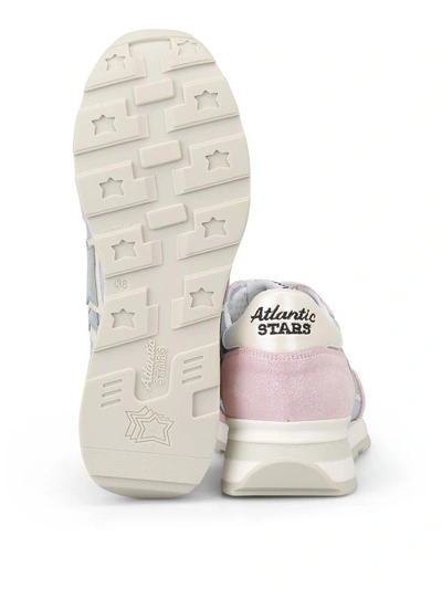 Shop Atlantic Stars Gemma Sneakers In Pink/grey