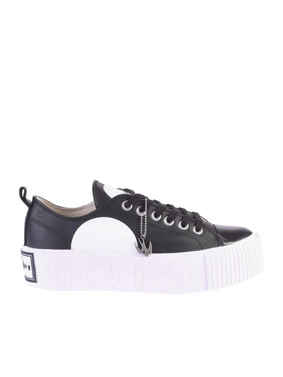 Shop Mcq By Alexander Mcqueen Black Low Top Sneakers