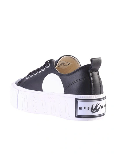 Shop Mcq By Alexander Mcqueen Black Low Top Sneakers