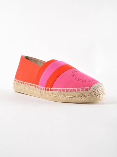 Shop Stella Mccartney Fabric Shoe Rubber Sole In Anem/lob/fol/fux/fol