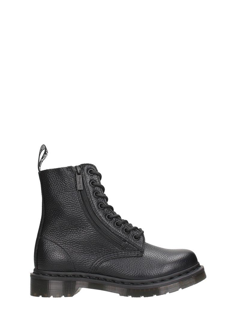 black zip pascal boots