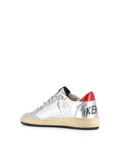 Shop Golden Goose Sneakers "ball Star" In Silver