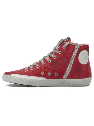 Shop Golden Goose Francy Sneaker In Strawberry Suede