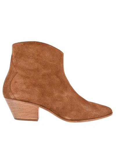 Shop Isabel Marant Dacken Ankle Boots In 50co Cognac