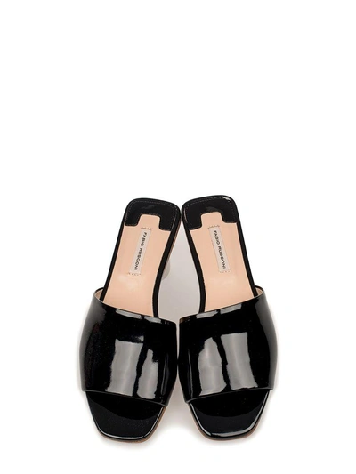 Shop Fabio Rusconi Black Patent Leather Sandal