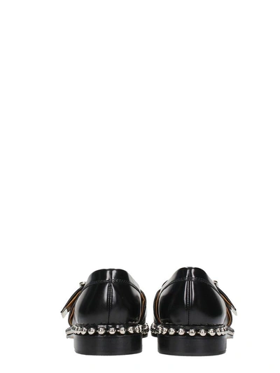 Shop Chloé Black Leather Loafers