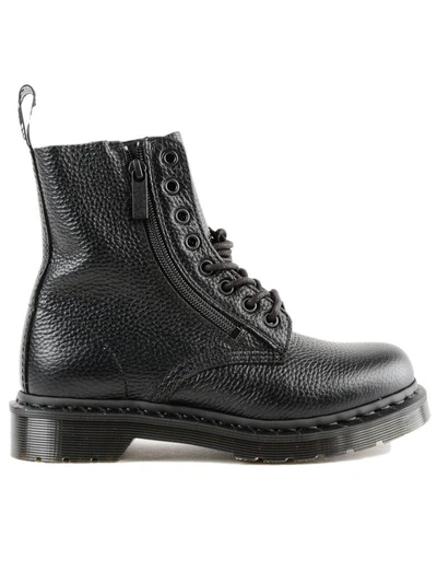 Shop Dr. Martens' Pascal Aunt Sally Lace-up Boots In Black