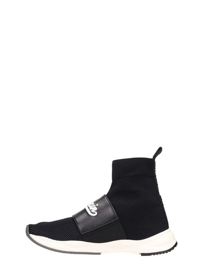Shop Balmain Cameron Sock Sneakers In Black