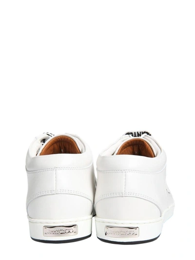 Shop Jimmy Choo Miami Sneakers In Bianco