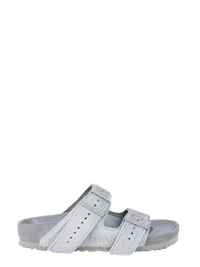 Shop Rick Owens Arizona Birkenstock Sandals In Grigio