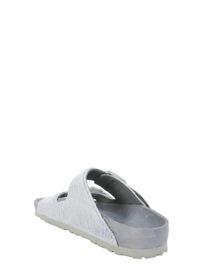 Shop Rick Owens Arizona Birkenstock Sandals In Grigio