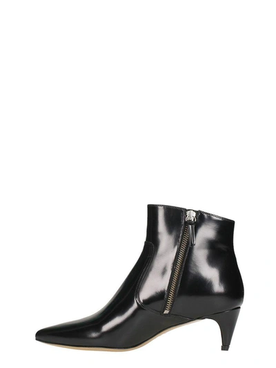 Shop Isabel Marant Deby Ankle Boots In Black