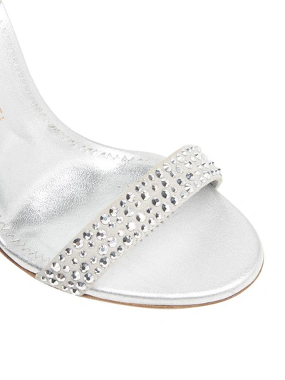 Shop Giuseppe Zanotti Sandal In Silver