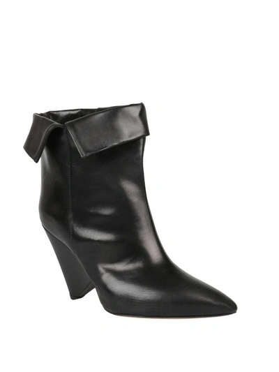 Shop Isabel Marant Luliana Leather Boots In Nero