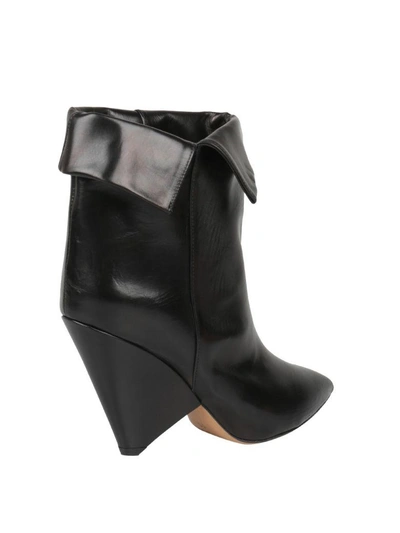 Shop Isabel Marant Luliana Leather Boots In Nero