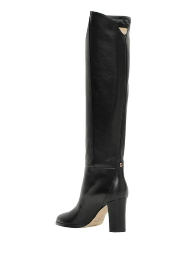 Shop Jimmy Choo Knee High Boots In Nero