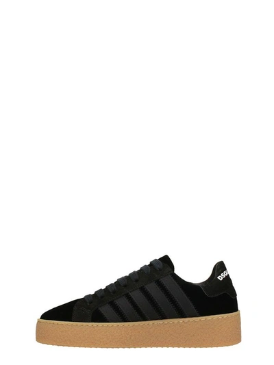 Shop Dsquared2 Barney Sneakers In Black