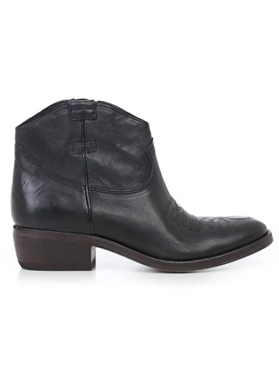 Shop P.a.r.o.s.h . Texan Bass Boots In Nero