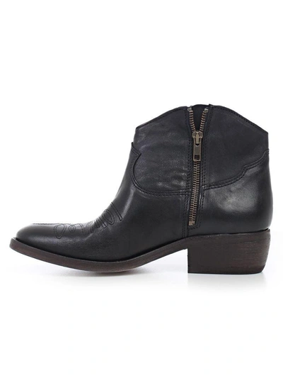 Shop P.a.r.o.s.h . Texan Bass Boots In Nero
