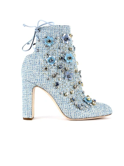 Shop Gedebe Boots In Light Blue