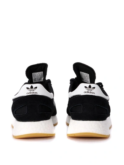 Shop Adidas Originals I-5923 Black Mesh And Suede Sneaker In Nero