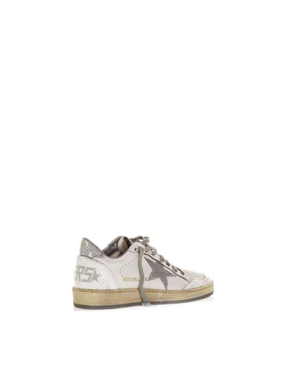 Shop Golden Goose White Vintage Ball Star Sneaker