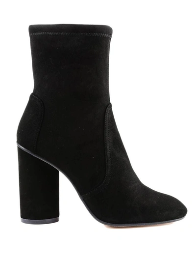 Shop Stuart Weitzman Margot Boots In Black