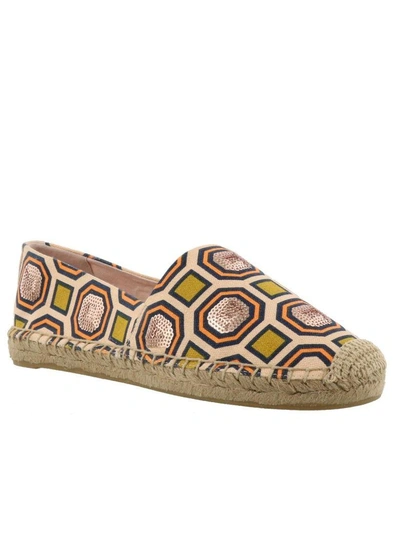 Shop Tory Burch Cecily Espadrilles In Octagon Sq-ballet Pink