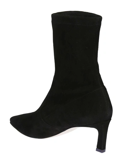 Shop Stuart Weitzman Rapture 55 Boots In Black