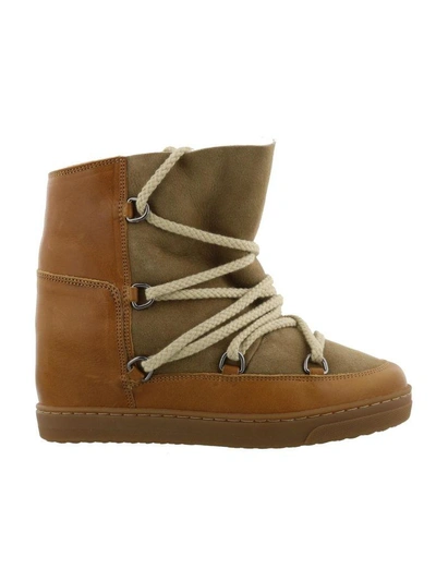 Shop Isabel Marant Nowles Boots In Camel