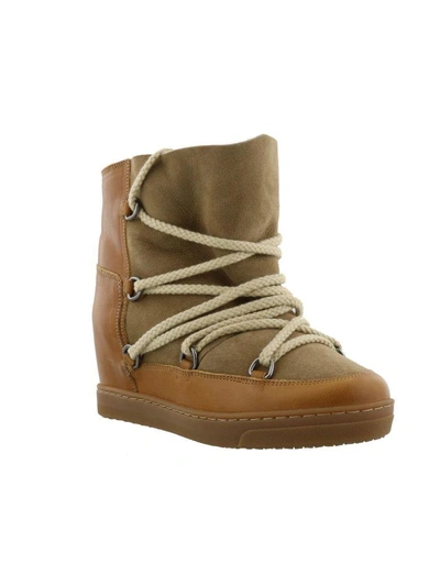 Shop Isabel Marant Nowles Boots In Camel