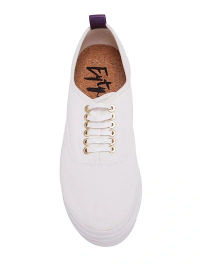 Shop Eytys Lace-up Sneakers In White