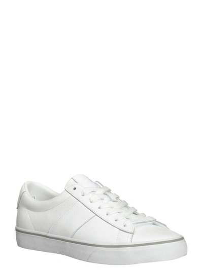 Shop Ralph Lauren Sayer Sneakers In White