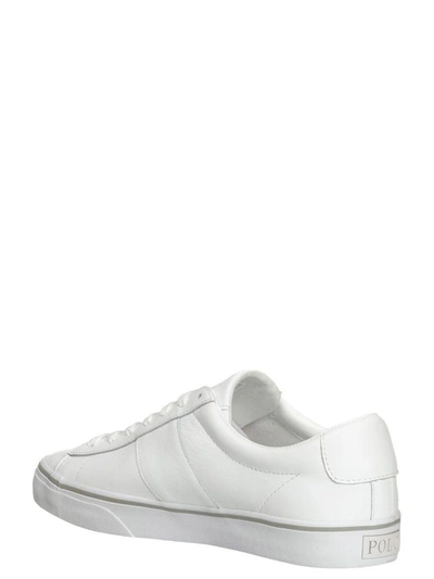 Shop Ralph Lauren Sayer Sneakers In White