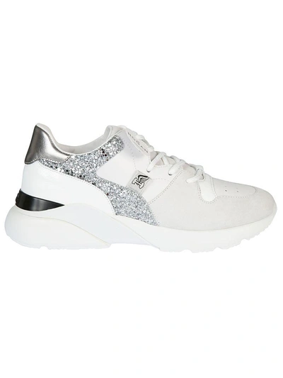 Shop Hogan H385 Active One Sneakers In Bianco/grigio Medio