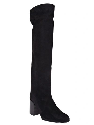Shop Stuart Weitzman Tubo Knee High Boots In Black