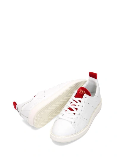 Shop Golden Goose Sneakers Starter In White