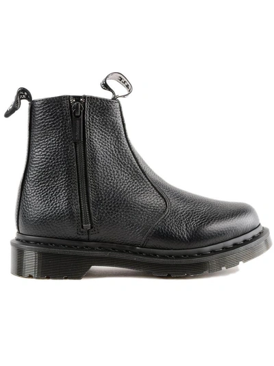 Shop Dr. Martens' Dr Martens Aunt Sally Zipped Boots In Black