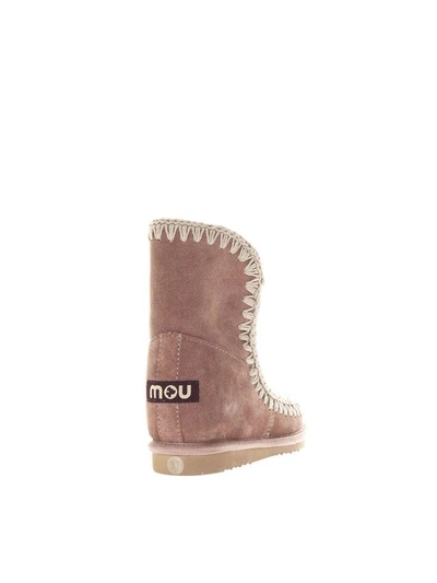 Shop Mou Rose Suede Eskimo Iw Summer Ankle Boots