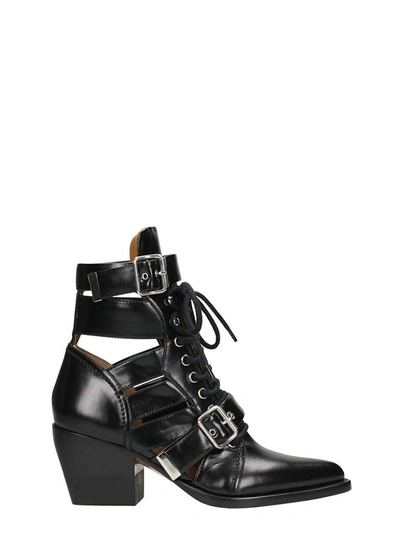 Shop Chloé Rylee Ankle Boots In Black