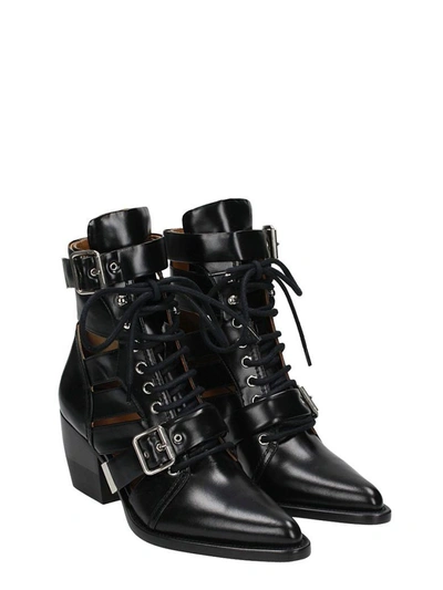 Shop Chloé Rylee Ankle Boots In Black