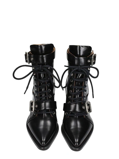 Shop Chloé Rylee Ankle Boots In Black