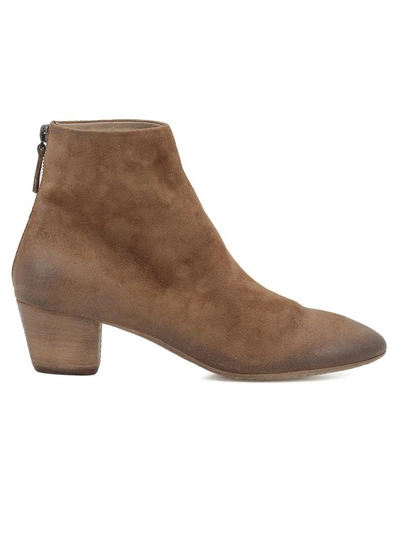 Shop Marsèll Leather Ankle Boot In Noce