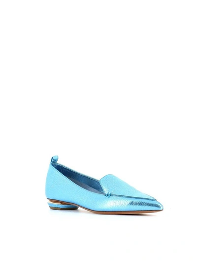 Shop Nicholas Kirkwood "beya" Loafer In Blu Pallido