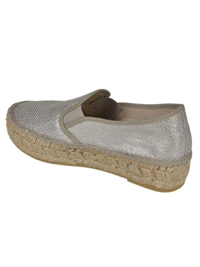 Shop Espadrilles Tonia Tex Espadrillas In Silver